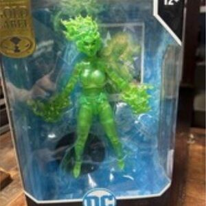 #930|NIB “Fire” multi universe, gold Label Green Action Figure
